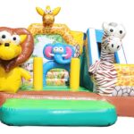 Castillo Hinchable Multijuego Zoo