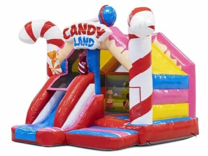 Castillo Hinchable Multijuego Caramelo