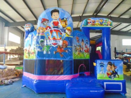 Paw Patrol Inflable Con Tobogán