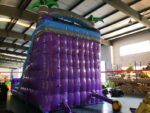 Tobogán Seco Inflable De Doble Carril De Mármol Púrpura - Imagen 4