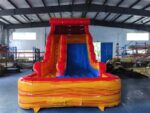 Tobogan Acuatico Inflable De Fuego Y Hielo - Imagen 2