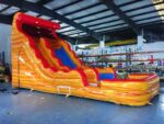 Tobogan Acuatico Inflable De Fuego Y Hielo - Imagen 3